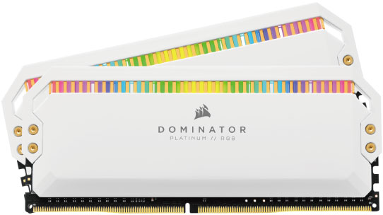 09. ホワイトカラーで上品な 「Dominator Platinum RGB」