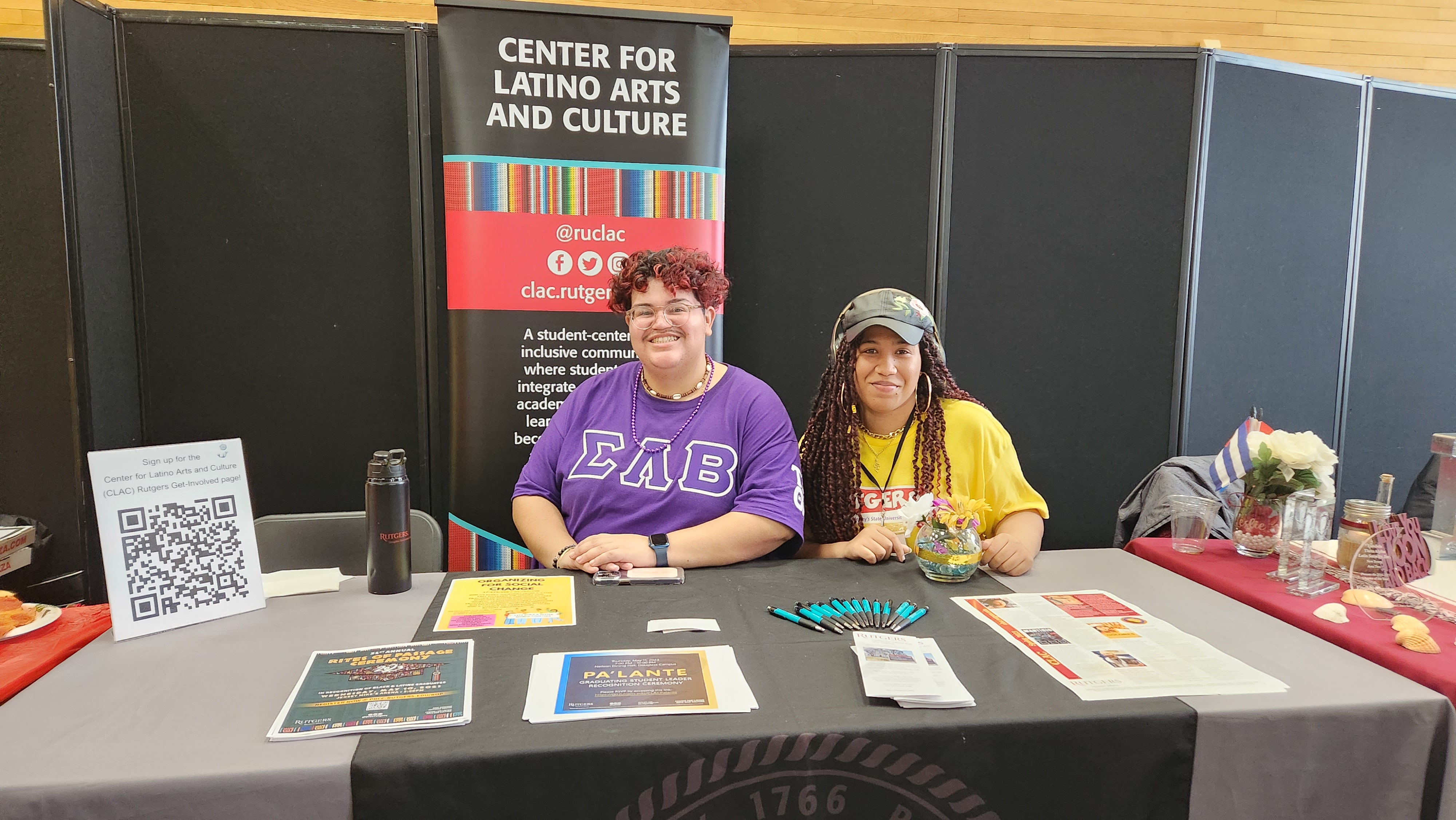 CLAC tabling at Involvement Fair