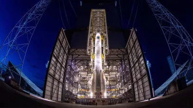 Lanceur Ariane 6 sur la base du Centre spatial guyanais