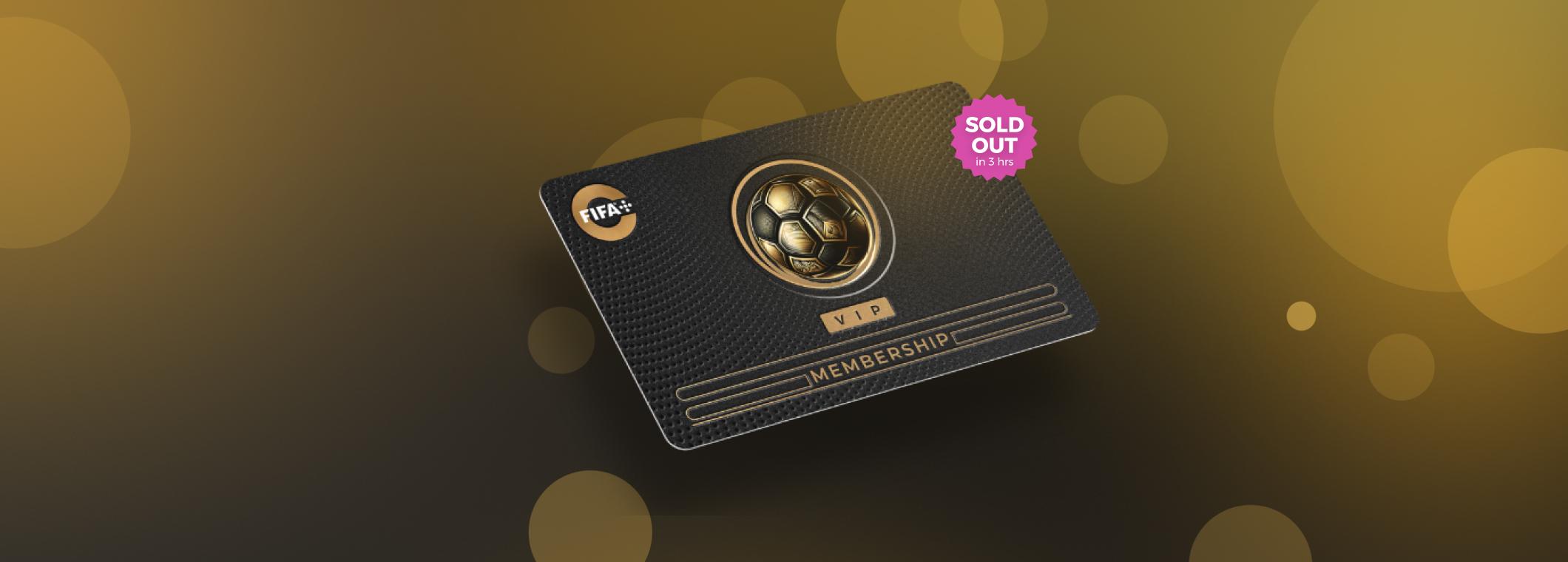 FIFA+ Collect VIP memberships sold out in 3 hours