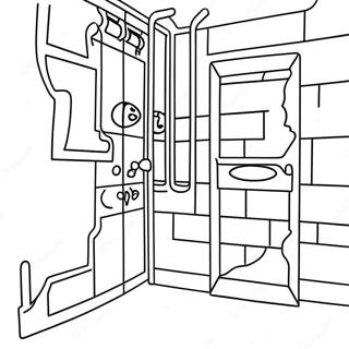 Fun Prison Cell Coloring Page 31974-25283