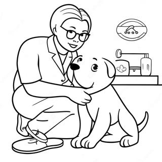 Vet Tech Coloring Pages