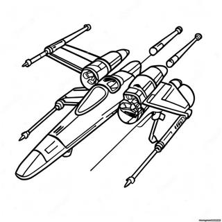 Pagini De Colorat Cu X-Wing Starfighter 60283-47710