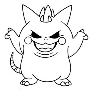 Gengar Pagini De Colorat