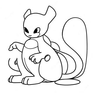 Mewtwo Pagini De Colorat