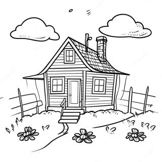 Little House On The Prairie Coloring Page 9460-7615