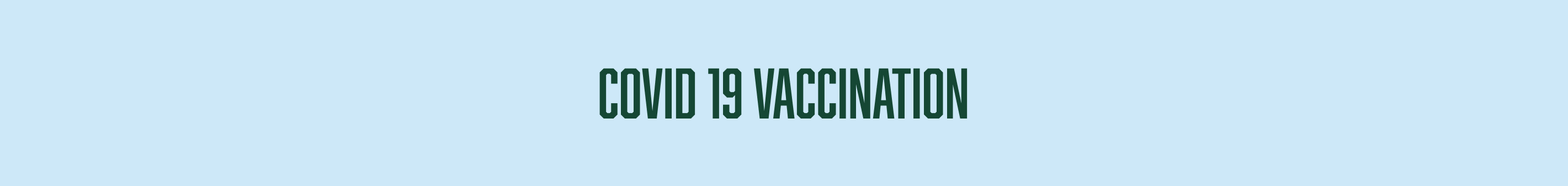 COVID 19 vaccination 