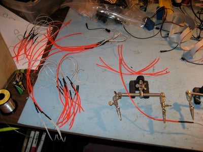 Cut, Strip and Solder the EL Wire Junctions