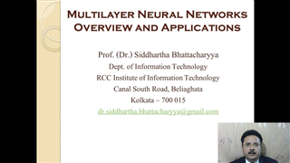 Multilayer Neural Networks: Overview and Applications