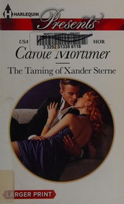 Cover of: The Taming of Xander Sterne