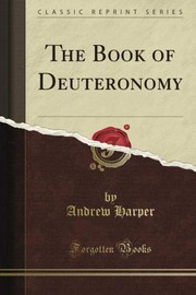 Cover of: The Book of Deuteronomy