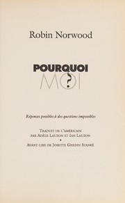 Cover of: Pourquoi moi?: réponses possibles à des questions impossibles