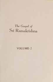 Cover of: The Gospel of Sri Ramakrishna