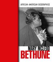 Cover of: Mary McLeod Bethune