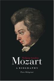 Cover of: Wolfgang Amadeus Mozart by Piero Melograni, Piero Melograni