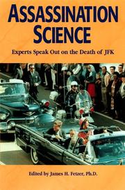 Cover of: Assassination Science : Experts Speak Out on the Death of JFK