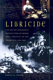 Libricide by Rebecca Knuth