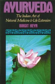 Cover of: Ayurveda by Birgit Heyn, Birgit Heyn