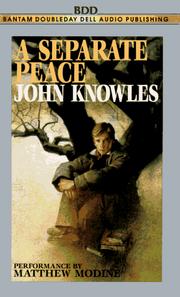 A Separate Peace by John Knowles