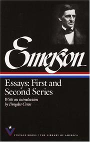 Cover of: Essays by Ralph Waldo Emerson, Ralph Waldo Emerson