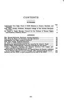 Cover of: Implementation of the Helsinki accords: hearing before the Commission on Security and Cooperation in Europe, One Hundred Third Congress, second session, human rights in Kosovo, Sandzak, and Vojvodina, May 5, 1994.