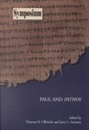 Cover of: Paul and Pathos (Symposium Series (Society of Biblical Literature), No. 16.)