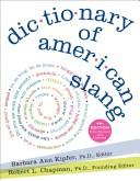 Cover of: Dictionary of American slang