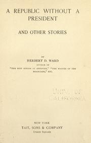 Cover of: A republic without a president and other stories