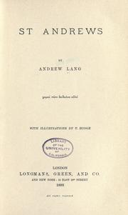 St. Andrews by Andrew Lang, George H. Bushnell