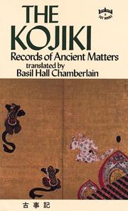 The Kojiki by Basil Hall Chamberlain