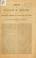 Cover of: Speech of William H. Seward, for the immediate admission of Kansas into the Union.