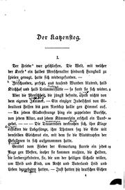 Cover of: Der katzensteg