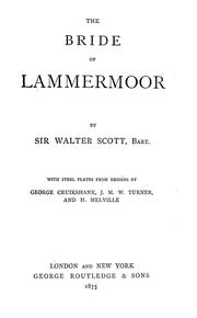 Cover of: The bride of Lammermoor