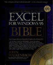 Cover of: Excel for Windows 95 bible