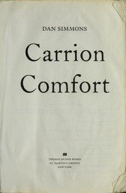 Cover of: Carrion comfort