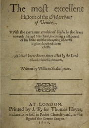 The Merchant of Venice by William Shakespeare