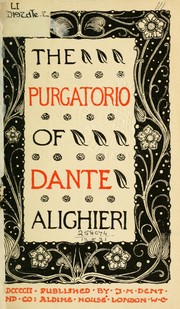 Cover of: The Purgatorio by Dante Alighieri, Dante Alighieri