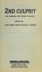 Cover of: 2nd culprit : an annual of crime stories