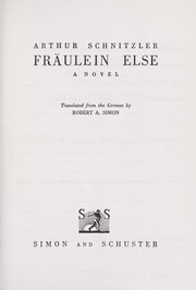 Cover of: Fräulein Else: a novel.