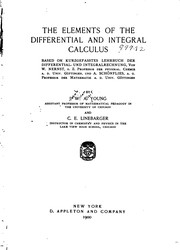 Cover of: The Elements of the Differential and Integral Calculus: Based on ...