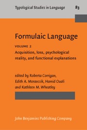 Cover of: Formulaic language