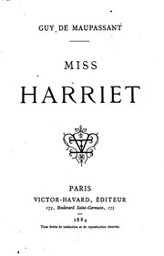 Cover of: Miss Harriet