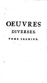 Cover of: Oeuvres diverses