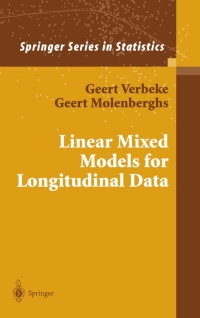 Cover image: Linear Mixed Models for Longitudinal Data 9780387950273