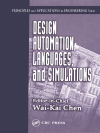 Cover image: Design Automation, Languages, and Simulations 1st edition 9780849317392