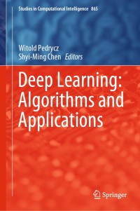 Cover image: Deep Learning: Algorithms and Applications 9783030317591