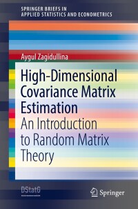 Cover image: High-Dimensional Covariance Matrix Estimation 9783030800642