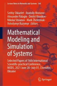 Cover image: Mathematical Modeling and Simulation of Systems 9783030899011