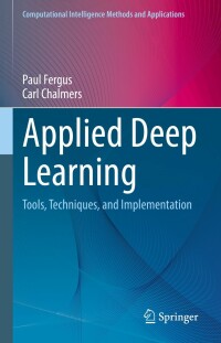 Cover image: Applied Deep Learning 9783031044199