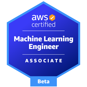 Huy hiệu AWS Certified Machine Learning Engineer &ndash; Associate beta